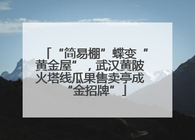 “简易棚”蝶变“黄金屋”，武汉黄陂火塔线瓜果售卖亭成“金招牌”