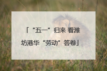 “五一”归来 看潍坊港华“劳动”答卷