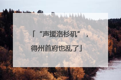“声援洛杉矶”，得州首府也乱了