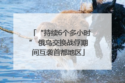 “持续6个多小时” 俄乌交换战俘期间互袭首都地区