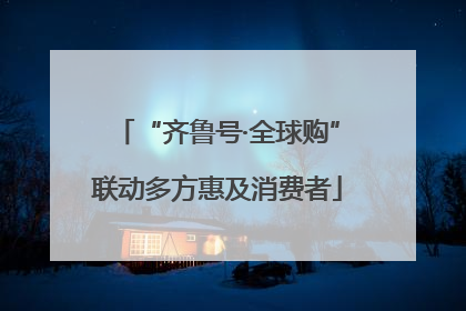 “齐鲁号·全球购”联动多方惠及消费者