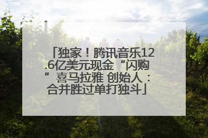 独家！腾讯音乐12.6亿美元现金“闪购”喜马拉雅 创始人：合并胜过单打独斗