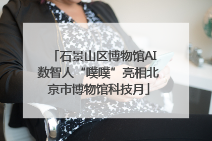 石景山区博物馆AI数智人“噗噗”亮相北京市博物馆科技月