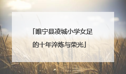 睢宁县凌城小学女足的十年淬炼与荣光