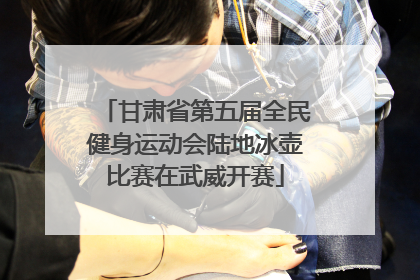 甘肃省第五届全民健身运动会陆地冰壶比赛在武威开赛