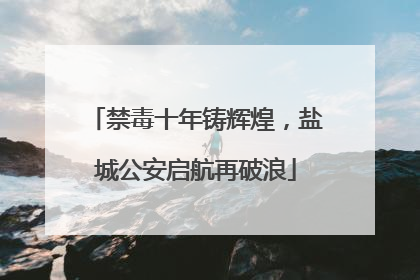禁毒十年铸辉煌，盐城公安启航再破浪