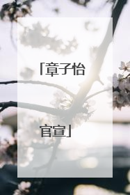 章子怡官宣