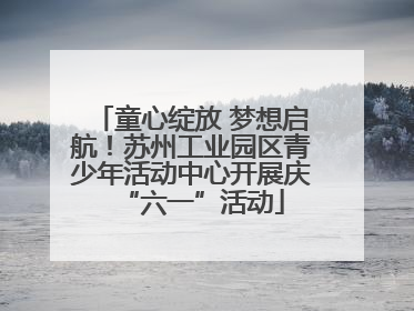 童心绽放 梦想启航！苏州工业园区青少年活动中心开展庆“六一”活动
