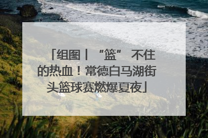 组图丨“篮” 不住的热血！常德白马湖街头篮球赛燃爆夏夜