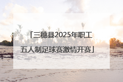 三穗县2025年职工五人制足球赛激情开赛