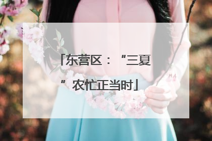 东营区：“三夏”农忙正当时