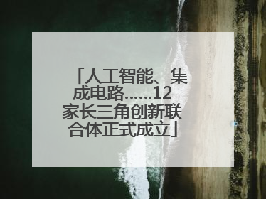 人工智能、集成电路……12家长三角创新联合体正式成立