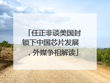 任正非谈美国封锁下中国芯片发展，外媒争相解读