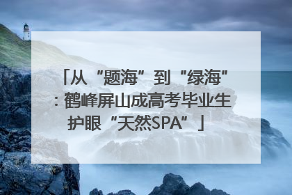 从“题海”到“绿海”：鹤峰屏山成高考毕业生护眼“天然SPA”
