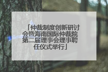 仲裁制度创新研讨会暨海南国际仲裁院第二届理事会理事聘任仪式举行