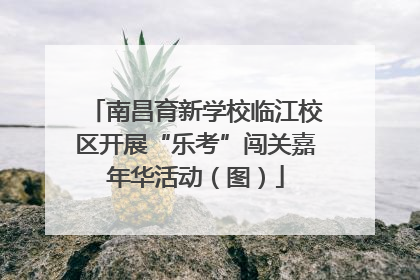 南昌育新学校临江校区开展“乐考”闯关嘉年华活动（图）