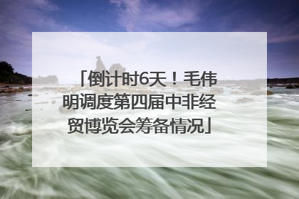 倒计时6天！毛伟明调度第四届中非经贸博览会筹备情况