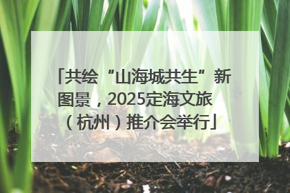 共绘“山海城共生”新图景，2025定海文旅（杭州）推介会举行