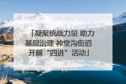 凝聚统战力量 助力基层治理 神堂沟街道开展“四进”活动