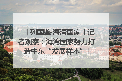 列国鉴·海湾国家丨记者观察：海湾国家努力打造中东“发展样本”