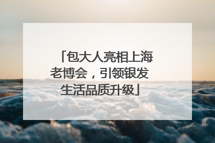 包大人亮相上海老博会，引领银发生活品质升级