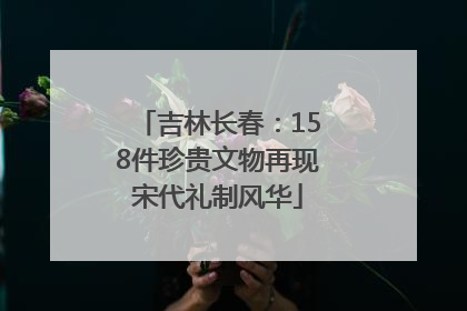 吉林长春：158件珍贵文物再现宋代礼制风华