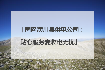 国网潢川县供电公司：贴心服务麦收电无忧