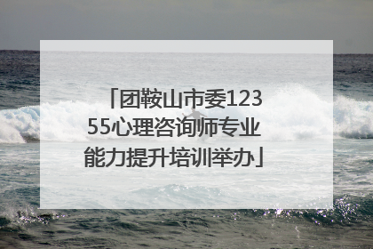 团鞍山市委12355心理咨询师专业能力提升培训举办