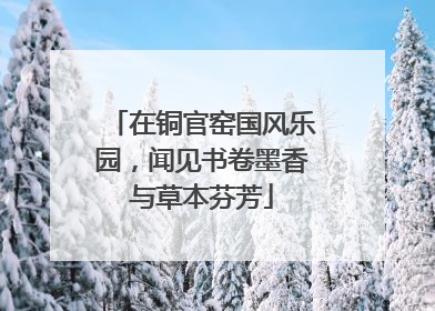 在铜官窑国风乐园，闻见书卷墨香与草本芬芳