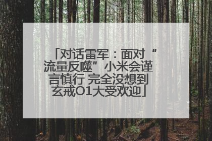 对话雷军：面对“流量反噬”小米会谨言慎行 完全没想到玄戒O1大受欢迎