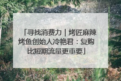 寻找消费力｜烤匠麻辣烤鱼创始人冷艳君：复购比短期流量更重要