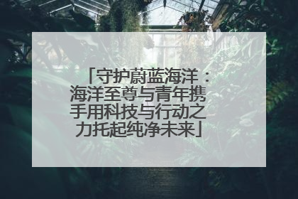 守护蔚蓝海洋：海洋至尊与青年携手用科技与行动之力托起纯净未来