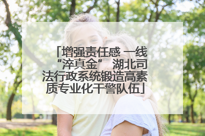 增强责任感 一线“淬真金” 湖北司法行政系统锻造高素质专业化干警队伍
