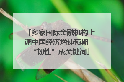 多家国际金融机构上调中国经济增速预期 “韧性”成关键词