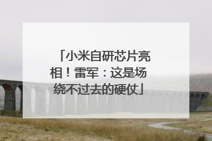 小米自研芯片亮相！雷军：这是场绕不过去的硬仗