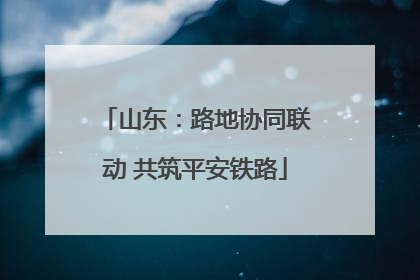 山东：路地协同联动 共筑平安铁路