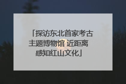 探访东北首家考古主题博物馆 近距离感知红山文化