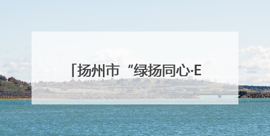 扬州市“绿扬同心·E路同行”推进会召开，网络统战助力民营经济高质量发展行动启动