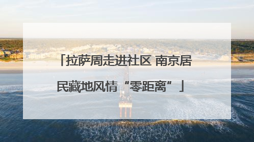 拉萨周走进社区 南京居民藏地风情“零距离”