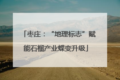 枣庄：“地理标志”赋能石榴产业蝶变升级