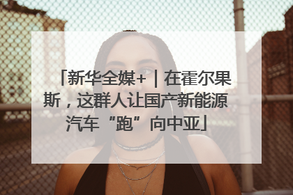 新华全媒+｜在霍尔果斯，这群人让国产新能源汽车“跑”向中亚