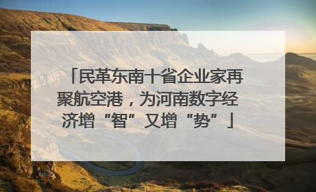民革东南十省企业家再聚航空港，为河南数字经济增“智”又增“势”