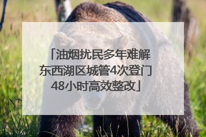 油烟扰民多年难解 东西湖区城管4次登门48小时高效整改