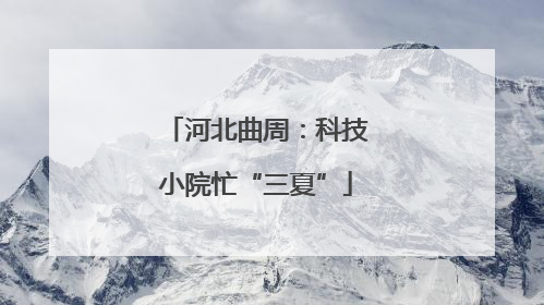 河北曲周：科技小院忙“三夏”