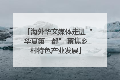 海外华文媒体走进“华夏第一都” 聚焦乡村特色产业发展