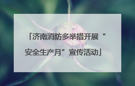 济南消防多举措开展“安全生产月”宣传活动