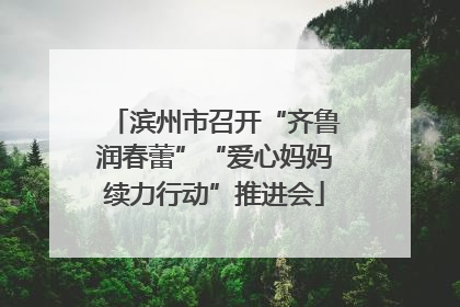 滨州市召开“齐鲁润春蕾”“爱心妈妈续力行动”推进会
