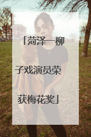 菏泽一柳子戏演员荣获梅花奖