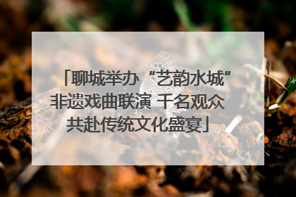 聊城举办“艺韵水城”非遗戏曲联演 千名观众共赴传统文化盛宴