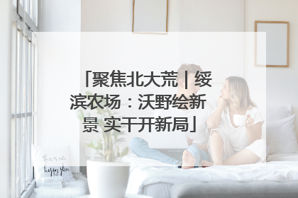 聚焦北大荒｜绥滨农场：沃野绘新景 实干开新局